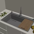 Vegetable basin pool 3d model