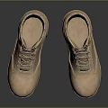 Beige Military Boots With Lace Up Design Mesh Panels And Durable Rubber Sole