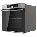 Modern Stainless Steel Oven With Digital Control Panel And Glass Door For Kitchen