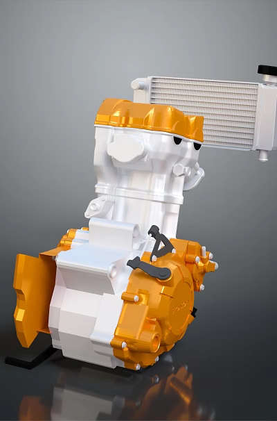 Automotive Tire With Orange White Hub And Metal Structural Components Design 3d model Automotive Tire With Orange White Hub And Metal Structural Components Design 3d model