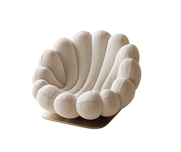 Modern Lazy Sofa Stool Leisure Chair 3d model