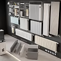 Various Types of Modern Radiators in Different Styles and Designs Wall Mounted