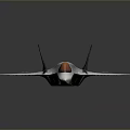 Silver Fighter Jet Model With Sleek Design And Transparent Cockpit Displayed On Gray Background