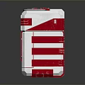 Red and White First Aid Kit With Cross Symbol And Number 02 Design