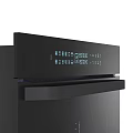 Samsung Black Built In Double Ovens With Digital Control Panel For Modern Kitchen 3d model