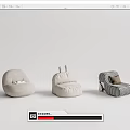 Modern Single Sofa Lazy Sofa Single Sofa 3d model