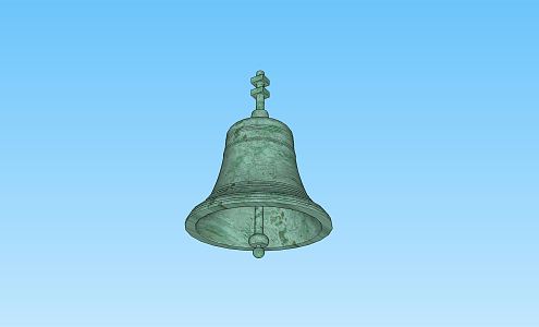 Chinese Bells Copper Bells 3d model