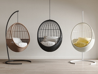 Modern Rattan Hanging Chair Hanging Chair Rocking Chair Swing Chair Rattan Chair Leisure Hanging Chair 3d model