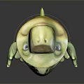 Turtle Cartoon Turtle Snapping Turtle Chickbill Turtle Reptile Cold Blooded Animal Reptile Class 3d model
