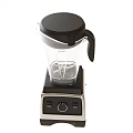 Modern Home Kitchen Blender With Stainless Steel Base Black Lid And Transparent Container
