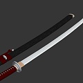 Honda Temple Authentic Knife Straight Blade 3d model