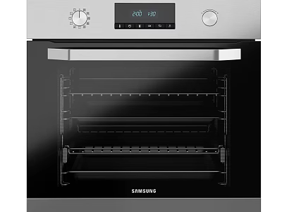 Samsung Kitchen Oven With Digital Display Temperature Control And Interior Racks 3d model