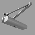 Durable Metal Door Closer With Automatic Closing Arm Lever Mechanism