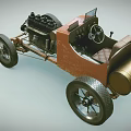 INDUSTRIAL LOFT RACING VINTAGE RACING 3d model