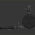 Modern Tactical Assault Rifles with Detachable Magazine Ergonomic Stock and Functional Barrel Components