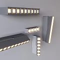 Modern LED Grille Lights With Sleek Design For Indoor Ceiling And Wall Illumination