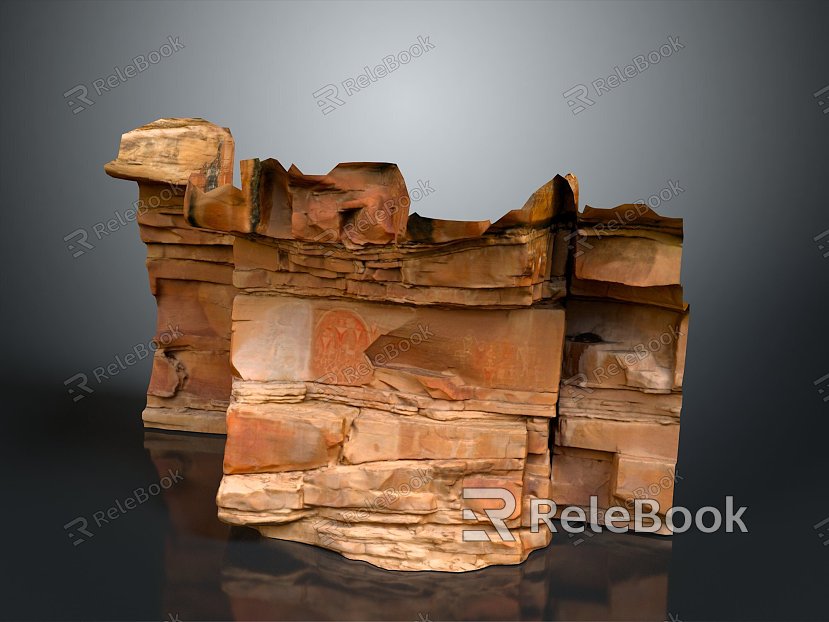 Stone Rock Stone Stone Appreciation Stone Strange Stone Ore Realistic model