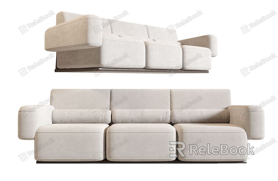 Modern Poliform three-seat sofa model