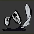 Ergonomic Laptop Cooling Stand With Black White Design Durable Material And Ventilation Holes
