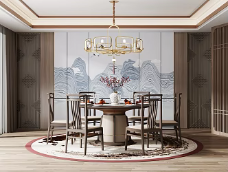 New Chinese Restaurant 3d model