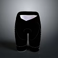 Black Athletic Shorts with White Accents and Simple Design for Daily Casual Wear