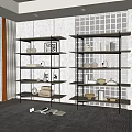 Modern Bookshelf 3d model