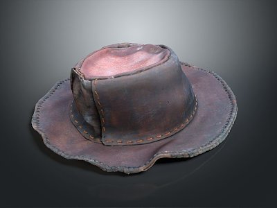 Cowboy Hat Denim Wool Hat Wilderness Hat Realistic model