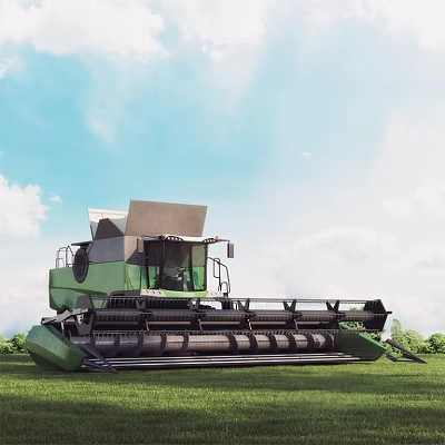 Harvester 3d model Harvester 3d model