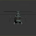 Light Blue Aerospace Helicopter Featuring Multiple Rotors For Space Transport Missions