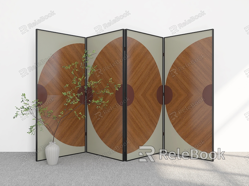 Screen Screen Ornaments Screen Decoration Folding Screen Living Room Screen Screen Partition Screen model