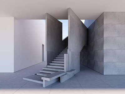 Modern Stairs 3d model