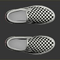 Cloth Shoes Flat Shoes Canvas Shoes Old Cloth Shoes Dad Shoes Casual Running Shoes Beans Loafers 3d model