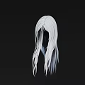 Hair White Hair Wig Hair Cover