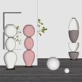 Modern floor lamp 3d model