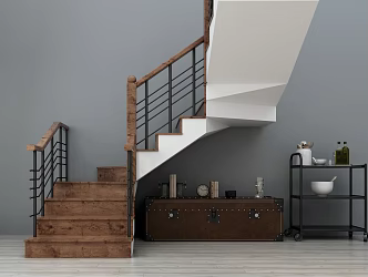 Industrial LOFT Stairs 3d model