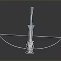 Crossbow Mechanical Crossbow Shift Bow and Arrow Shoot Far Equipment Weapons High-tech Crossbow 3d model