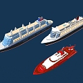 Yacht Cruise 3d model