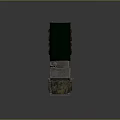 Military Camouflage Transport Truck With Green Canvas Cargo Bed And Six Wheels