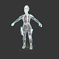 Game and Movie Character in Black Tight Uniform With Tactical Gear and Holster