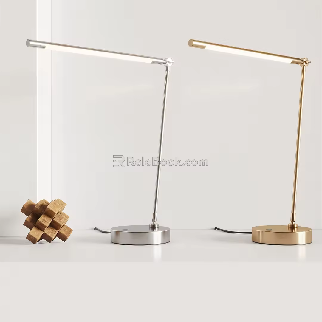Modern Table Lamp Simple Table Lamp 3d model