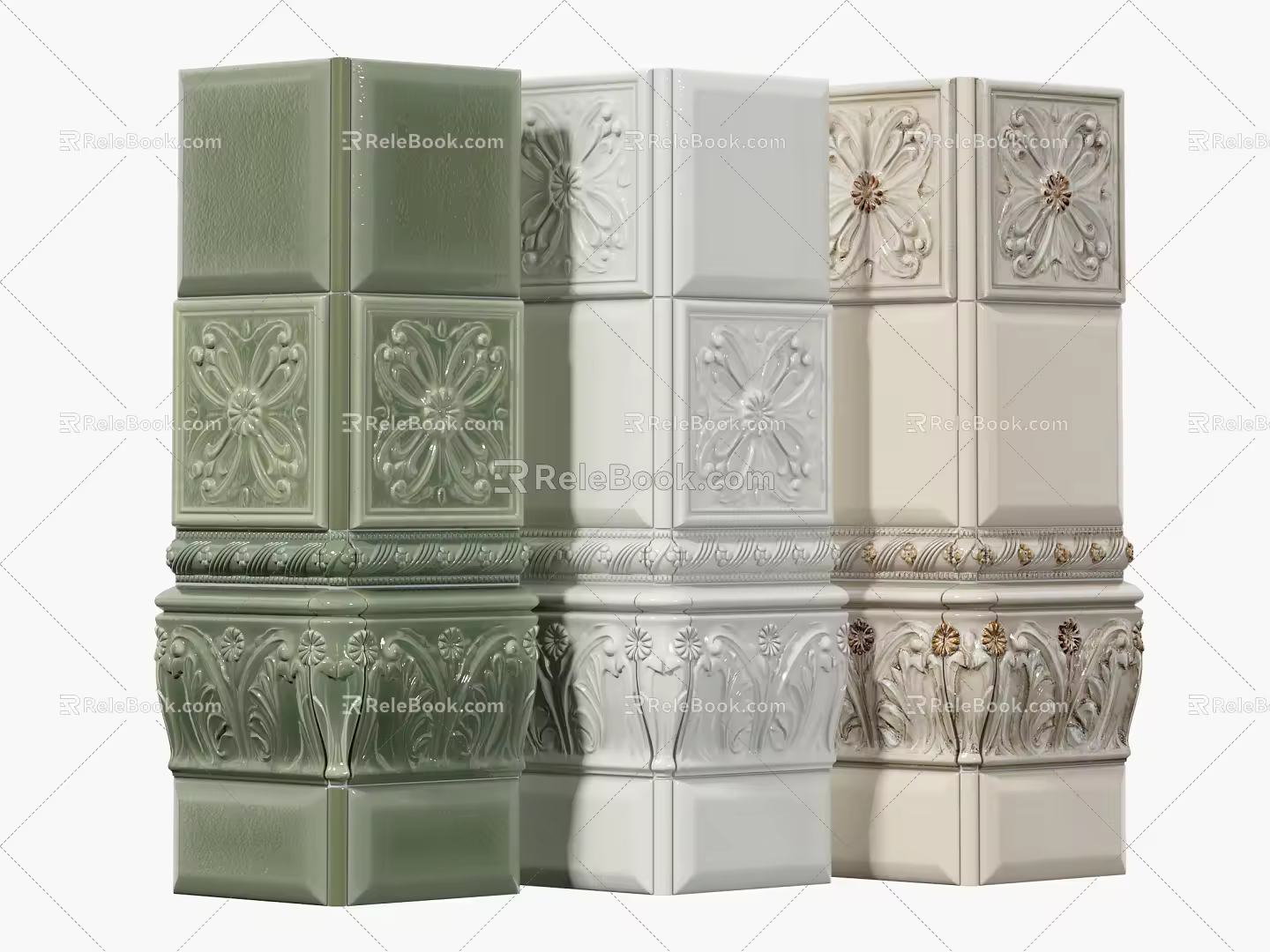 European Roman Column Classical Roman Column 3d model