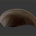 Ceramic Household Living Item With Reddish Brown Color And Woven Texture