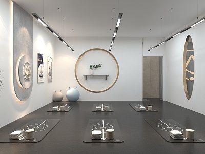 Modern Yoga Room model