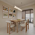 Modern Living and Dining Room Interior With Sofa Coffee Table TV Potted Plant And Window