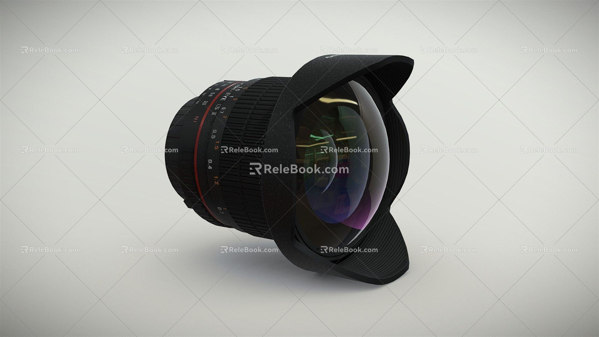 Modern Lens 3d model