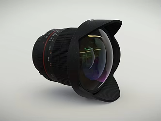 Modern Lens 3d model