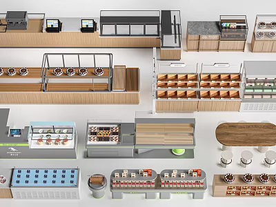Modern Bar Counter Designs With Wooden Shelves Storage Cabinets And Seating Areas 3d model