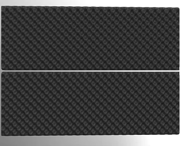 Non Slip Black Diamond Pattern Rubber Mat For Home And Kitchen Use 3d model