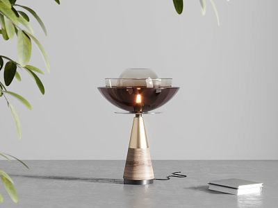 Modern table lamp 3d model