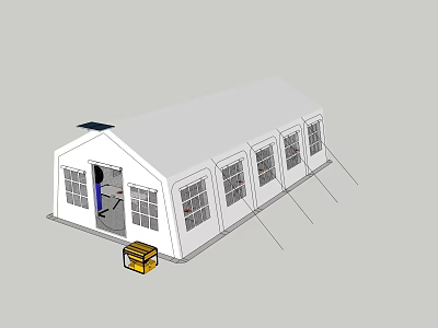 Modern Tent Large Tent 3d model